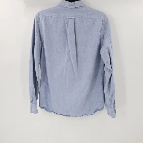 Todd Snyder Japanese Selvedge Oxford shirt men medium blue Long Sleeve Chambray